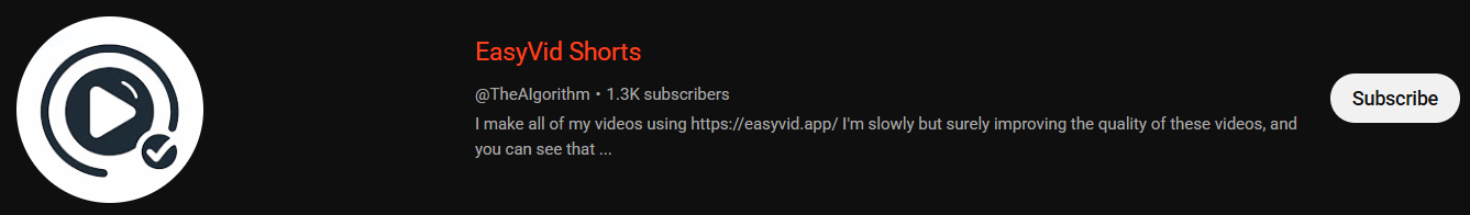 AI Generated Channel preview